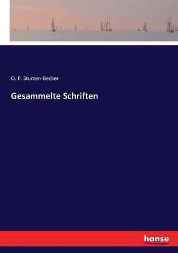 Cover image for Gesammelte Schriften