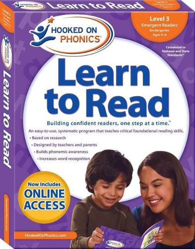 Cover image for Hooked on Phonics Learn to Read - Level 3, 3: Emergent Readers (Kindergarten Ages 4-6)