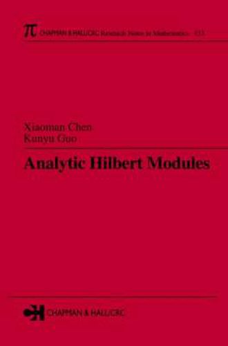 Cover image for Analytic Hilbert Modules