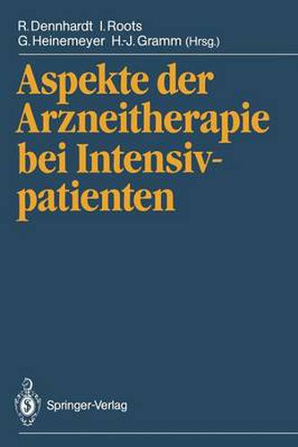 Cover image for Aspekte Der Arzneitherapie Bei Intensivpatienten