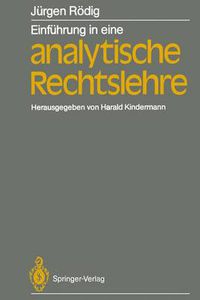 Cover image for Einfuhrung in Eine Analytische Rechtslehre