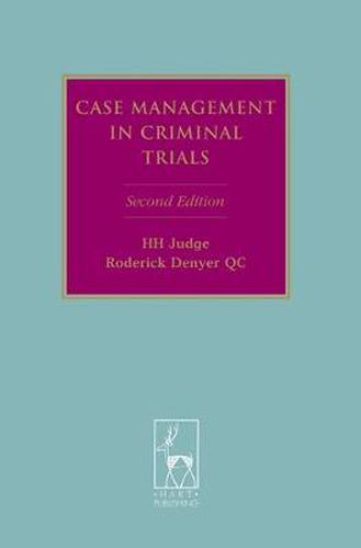 Cover image for Case Management in Criminal Trials
