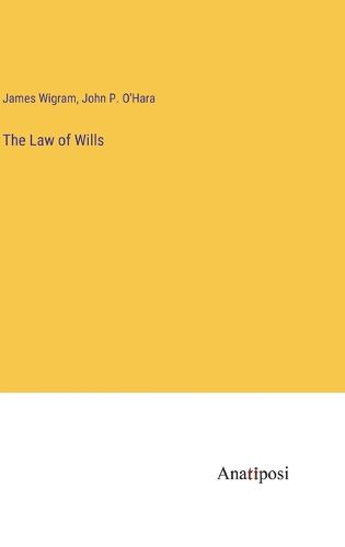 Cover image for The Law of Wills