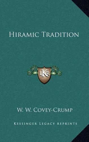 Cover image for Hiramic Tradition