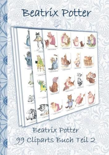 Beatrix Potter 99 Cliparts Buch Teil 2 ( Peter Hase )