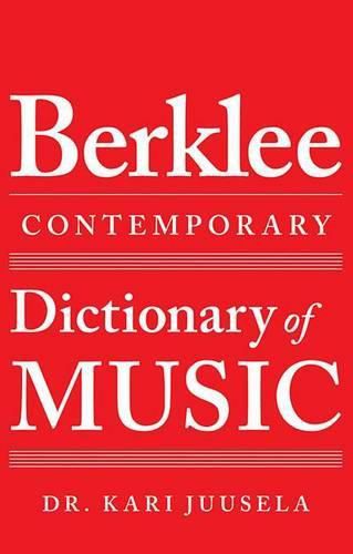 Cover image for The Berklee Contemporary Dictionary of Music