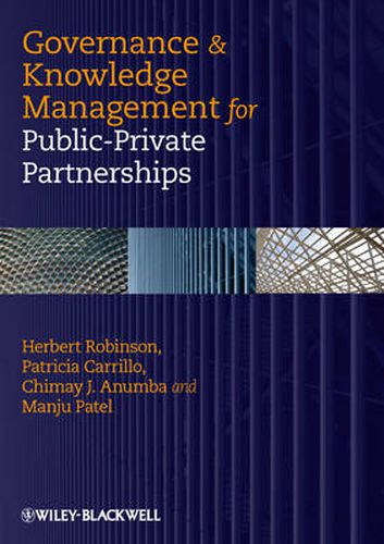 Cover image for Governance and Knowledge-Management for Public-Private Partnerships