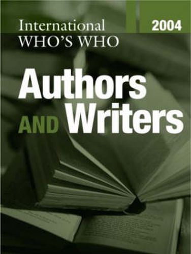 Cover image for International Who's Who of Authors and Writers 2004