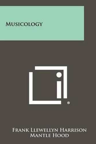 Cover image for Musicology