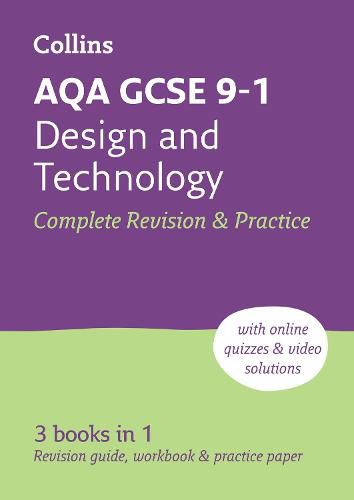 AQA GCSE 9-1 Design & Technology Complete Revision & Practice: Ideal for Home Learning, 2023 and 2024 Exams