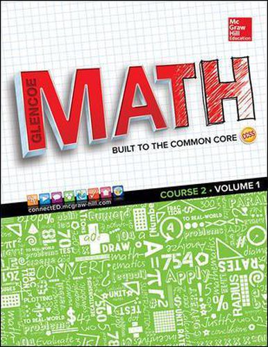 Cover image for Glencoe Math, Course 2, Student Edition, Volume 1