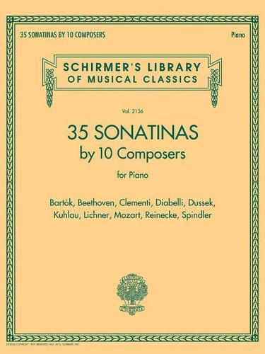 Cover image for 35 Sonatinas by 10 Composers for Piano
