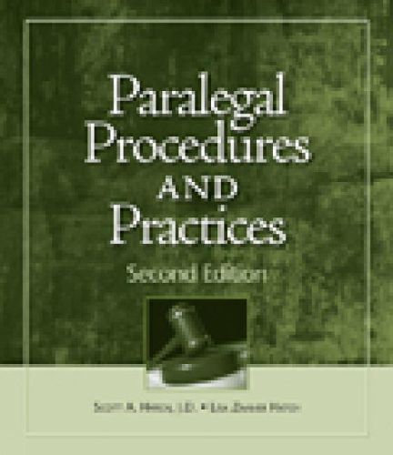 Cover image for Paralegal Procedures and Practices