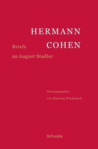 Cover image for Hermann Cohen: Briefe an August Stadler