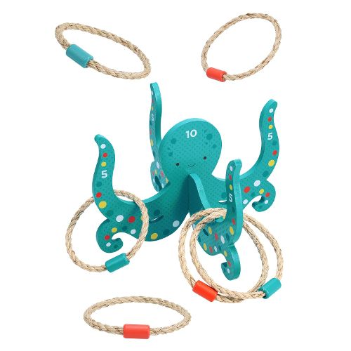 Cover image for Happy Octopus Wooden Hoopla