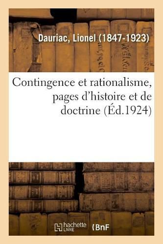 Cover image for Contingence Et Rationalisme, Pages d'Histoire Et de Doctrine