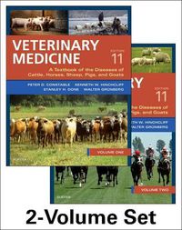 Cover image for Veterinary Medicine: A textbook of the diseases of cattle, horses, sheep, pigs and goats - two-volume set