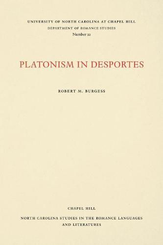 Cover image for Platonism in Desportes