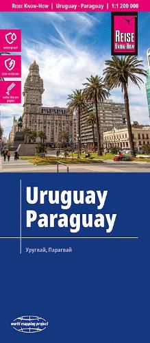Cover image for Uruguay & Paraguay Map