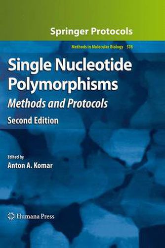 Cover image for Single Nucleotide Polymorphisms: Methods and Protocols