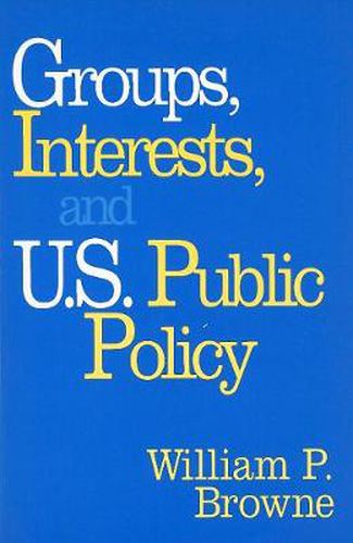 Cover image for Groups, Interests, and U.S. Public Policy