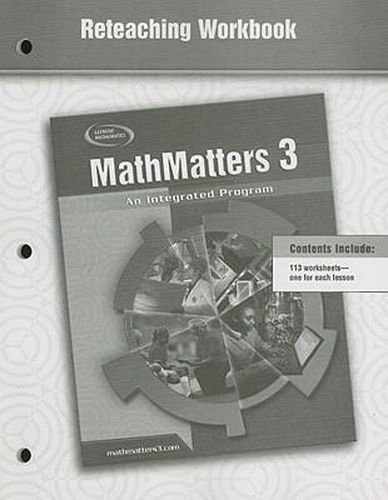 Cover image for Mathmatters 3: An Integrated Program, Reteaching Workbook