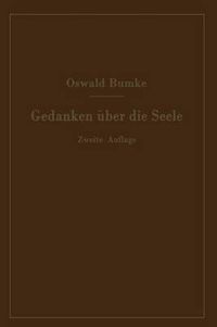 Cover image for Gedanken UEber Die Seele