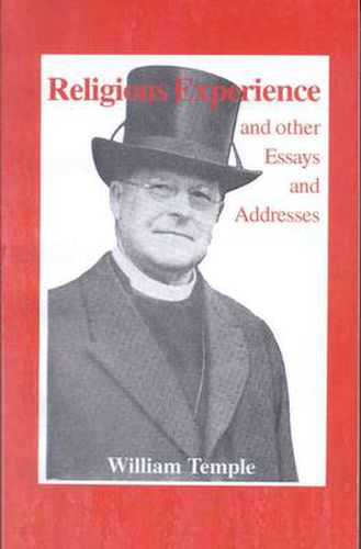 Cover image for Religious Experience: and Other Essays and Addresses