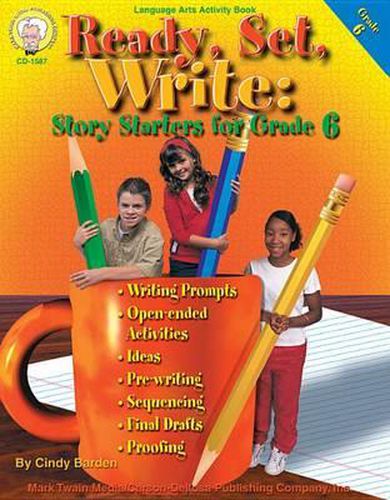 Cover image for Ready, Set, Write: Story Starters for Grade 6