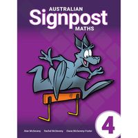 Cover image for Australian Signpost Maths Student Book 4 (AC 9.0)