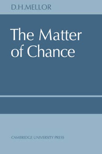 Cover image for The Matter of Chance