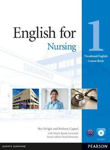 Cover image for English for Nursing Level 1 Coursebook and CD-ROM Pack