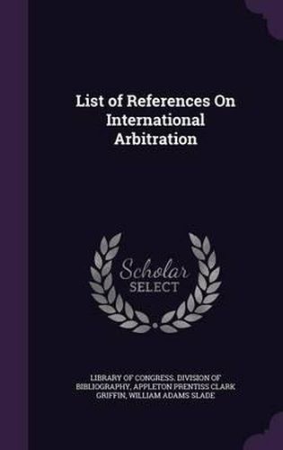 List of References on International Arbitration