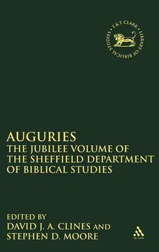 Cover image for Auguries: The Jubilee Volume of the Sheffield Department of Biblical Studies