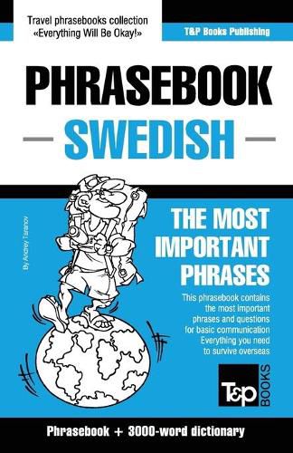 Cover image for English-Swedish phrasebook and 3000-word topical vocabulary