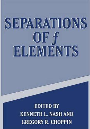 Separations of f Elements