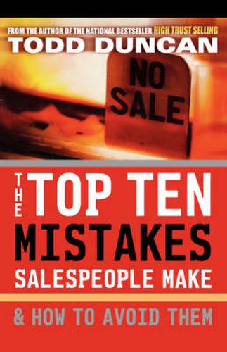 Cover image for The Top Ten Mistakes Salespeople Make and   How to Avoid Them