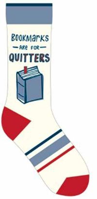 Cover image for Bookmarks Are for Quitters Socks