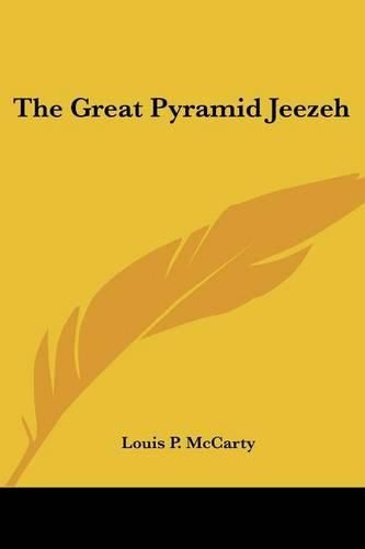 Cover image for The Great Pyramid Jeezeh