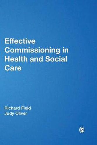 Cover image for Effective Commissioning in Health and Social Care