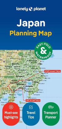 Cover image for Lonely Planet Japan Planning Map