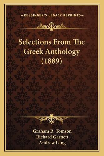 Selections from the Greek Anthology (1889)