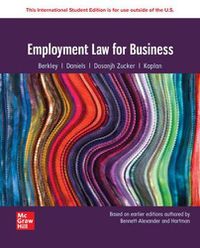 Cover image for Employment Law for Business: 2024 Release ISE