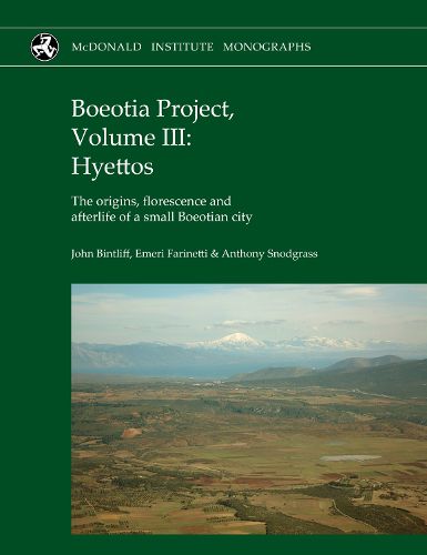 Cover image for Boeotia Project, Volume III: Hyettos