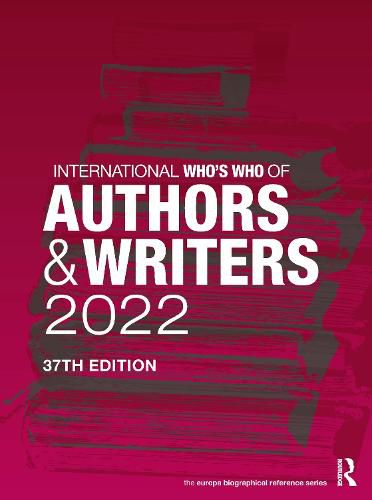 Cover image for International Who's Who of Authors and Writers 2022