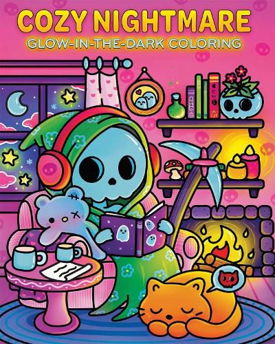 Cover image for Cozy Nightmare Glow-in-the-Dark Coloring