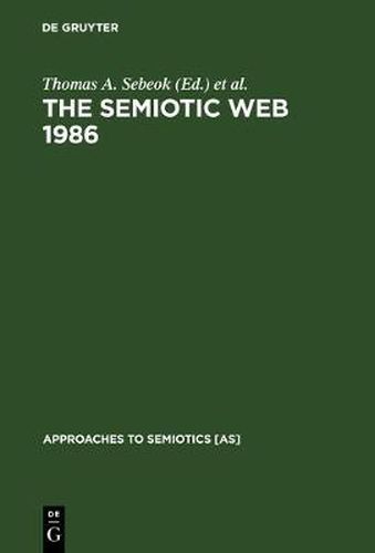 Cover image for The Semiotic Web 1986