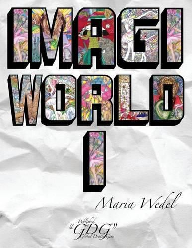 ImagiWorld 1: Adult Coloring Book Imaginary World