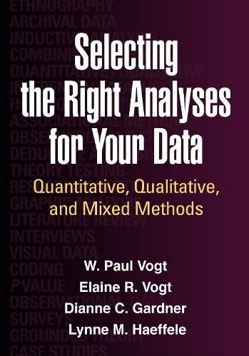 Cover image for Selecting the Right Analyses for Your Data: Quantitative, Qualitative, and Mixed Methods