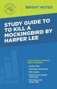 Cover image for Study Guide to To Kill a Mockingbird by Harper Lee